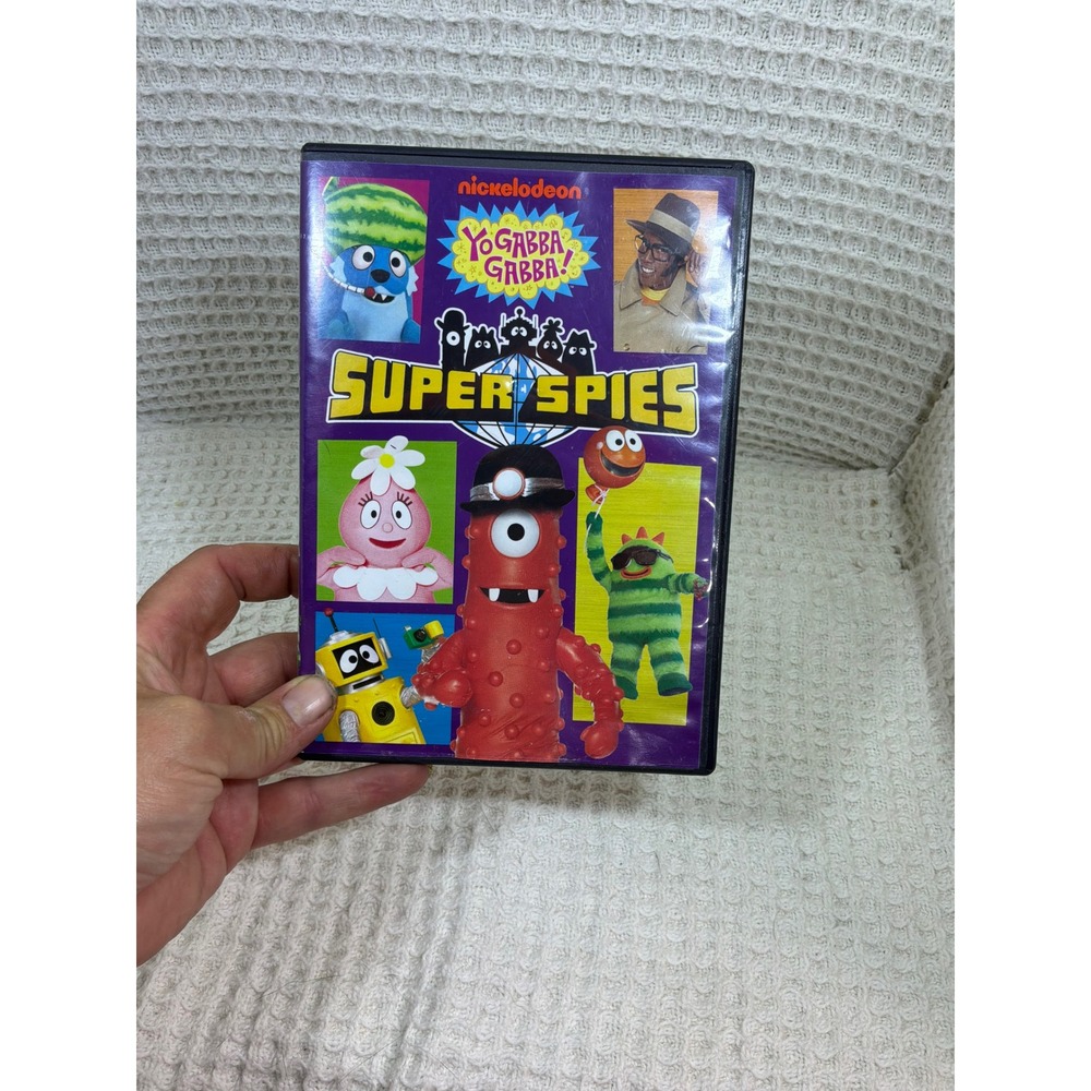 Yo Gabba Gabba Super Spies Kids Nickelodeon DVD 2012 Purple Case